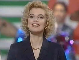 Teresa Lourdes Borrego, con su look 1993
