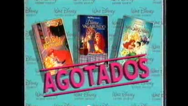 VHS Disney Anuncio