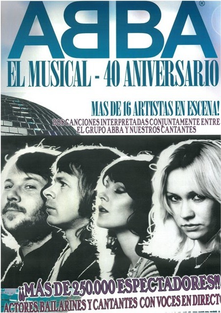 ABBA El Musical 40 aniversario