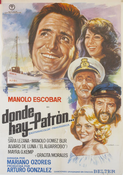 donde hay patron pelicula manolo escobar