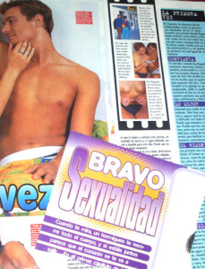 Página al azar de la Revista Bravo. 1998.