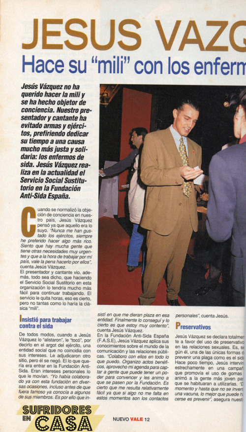 Jesús Vázquez en 1995