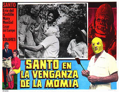 Santo en la venganza de la momia