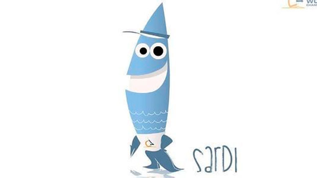 Sardi-Mascota-Mundial-Vela