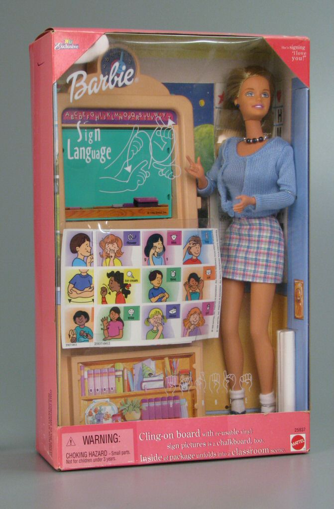 barbie profesora de lengua de signos