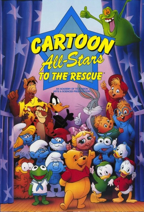 estrellas de los dibujos animados al rescate cartel