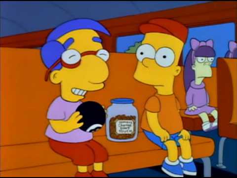 milhouse los simpson bola 8