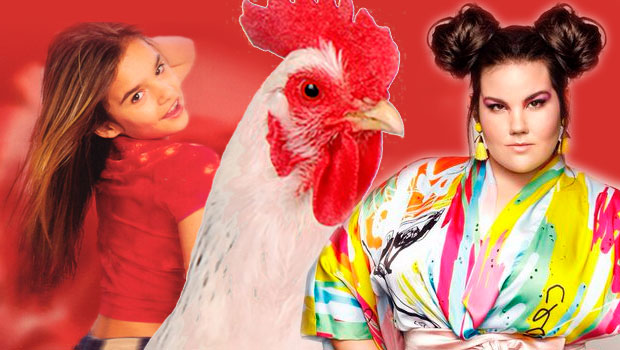 Melody ya hizo la gallina antes que Israel en Eurovisión 2018