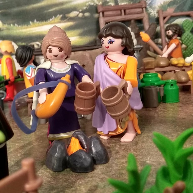 aldeanas belen playmobil ideas