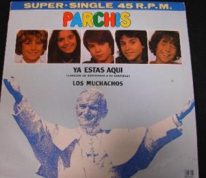 Un disco con el papa en la portada, el sueño de todo niño