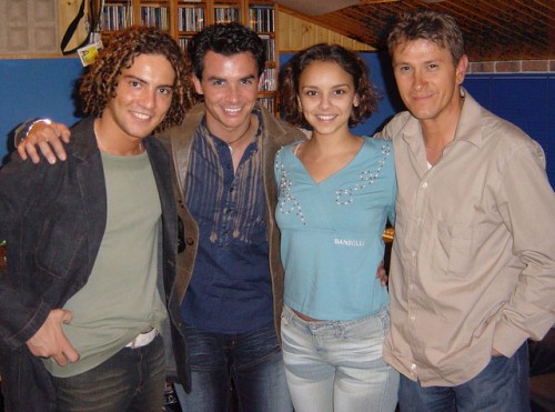 David Bisbal, David Civera, Chenoa y Alejandro Abad