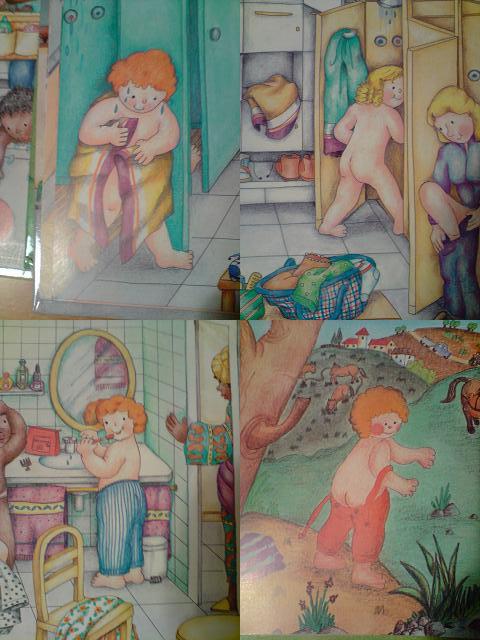 Diversos pasajes de desnudos pornográficos de los cuentos de Teo
